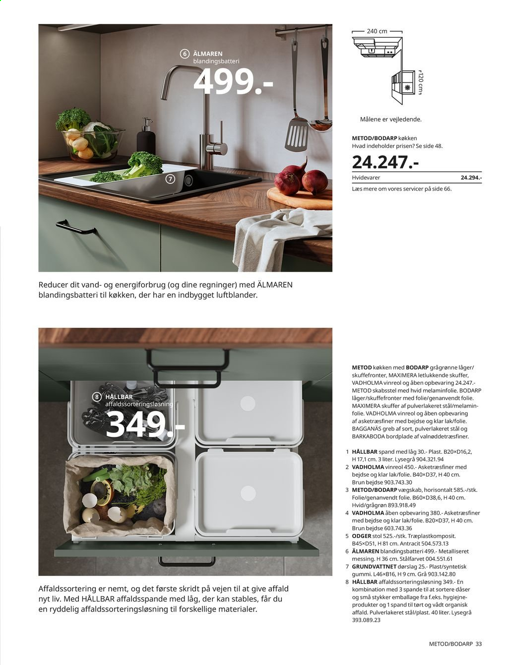 IKEA tilbudsavis . Side 33.