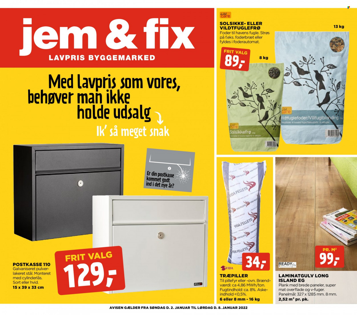 Jem & Fix tilbudsavis  - 02.01.2022 - 08.01.2022. Side 1.