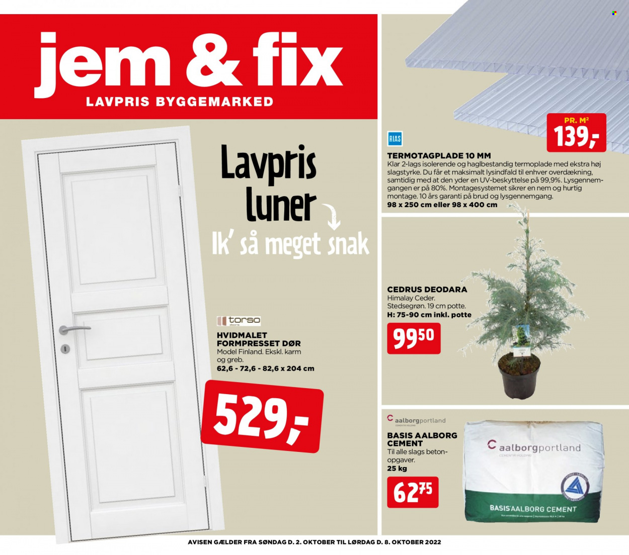 Jem & Fix tilbudsavis  - 02.10.2022 - 08.10.2022. Side 1.