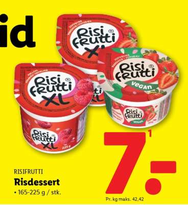 RISIFRUTTI Risdessert