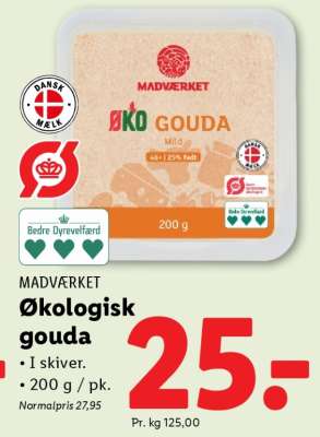 MADVÆRKET Økologisk gouda