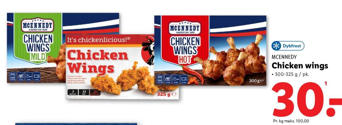 MCENNEDY Chicken wings