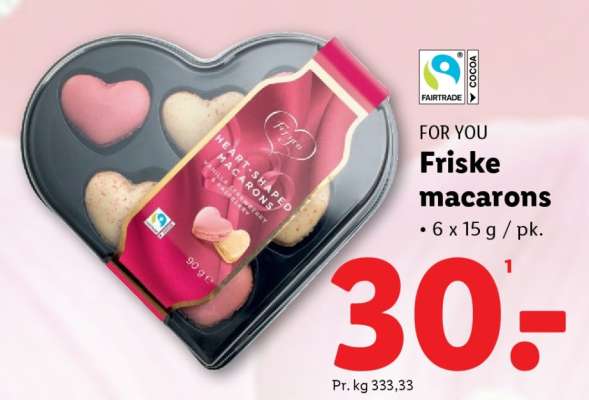 Friske macarons