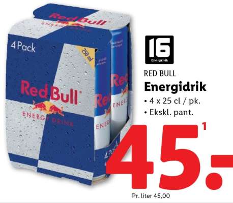 RED BULL Energidrik