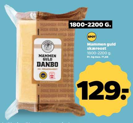 Mammen guld skæreost