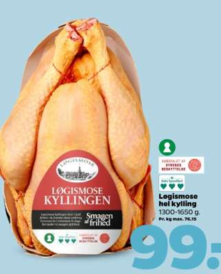 Løgismose hel kylling