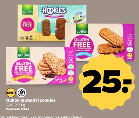 Gullon glutenfri cookies