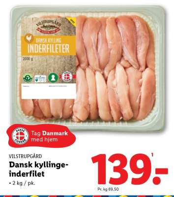 VILSTRUPGÅRD Dansk kyllingeinderfilet