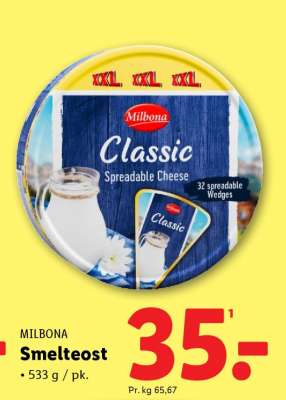 MILBONA Smelteost