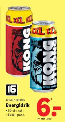 KONG STRONG Energidrik
