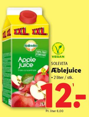 SOLEVITA Æblejuice