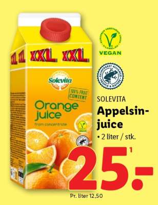 Solevita Appelsinjuice