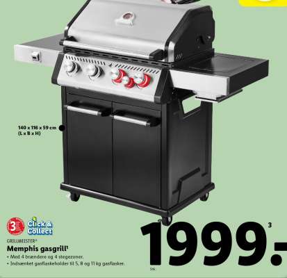 Memphis gasgrill