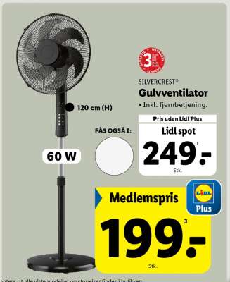 SILVERCREST Gulvventilator