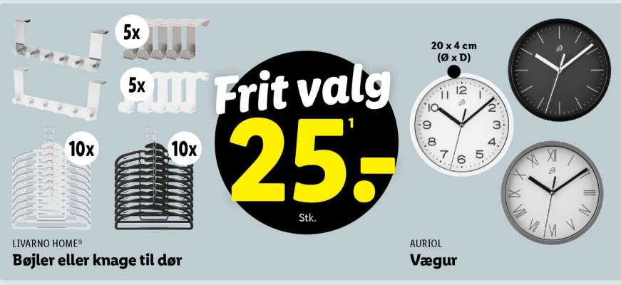 LIVARNO HOME Bøjler eller knage til dør