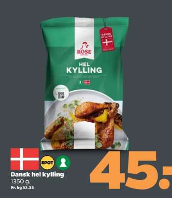 Dansk hel kylling