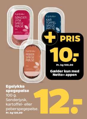 Egelykke spegepølse