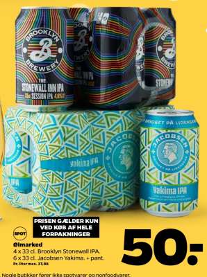 Brooklyn Stonewall IPA & Jacobsen Yakima IPA