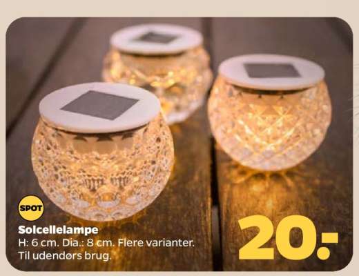 Solcellelampe