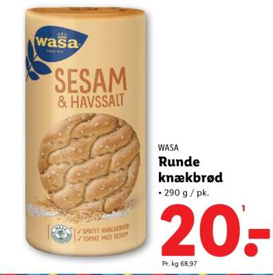 WASA Runde knækbrød