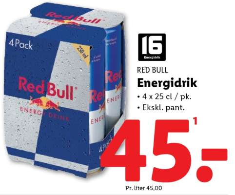 RED BULL Energidrik
