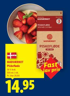 MADVÆRKET Piskefløde