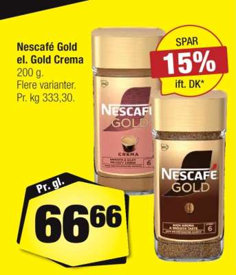 Nescafé Gold el. Gold Crema