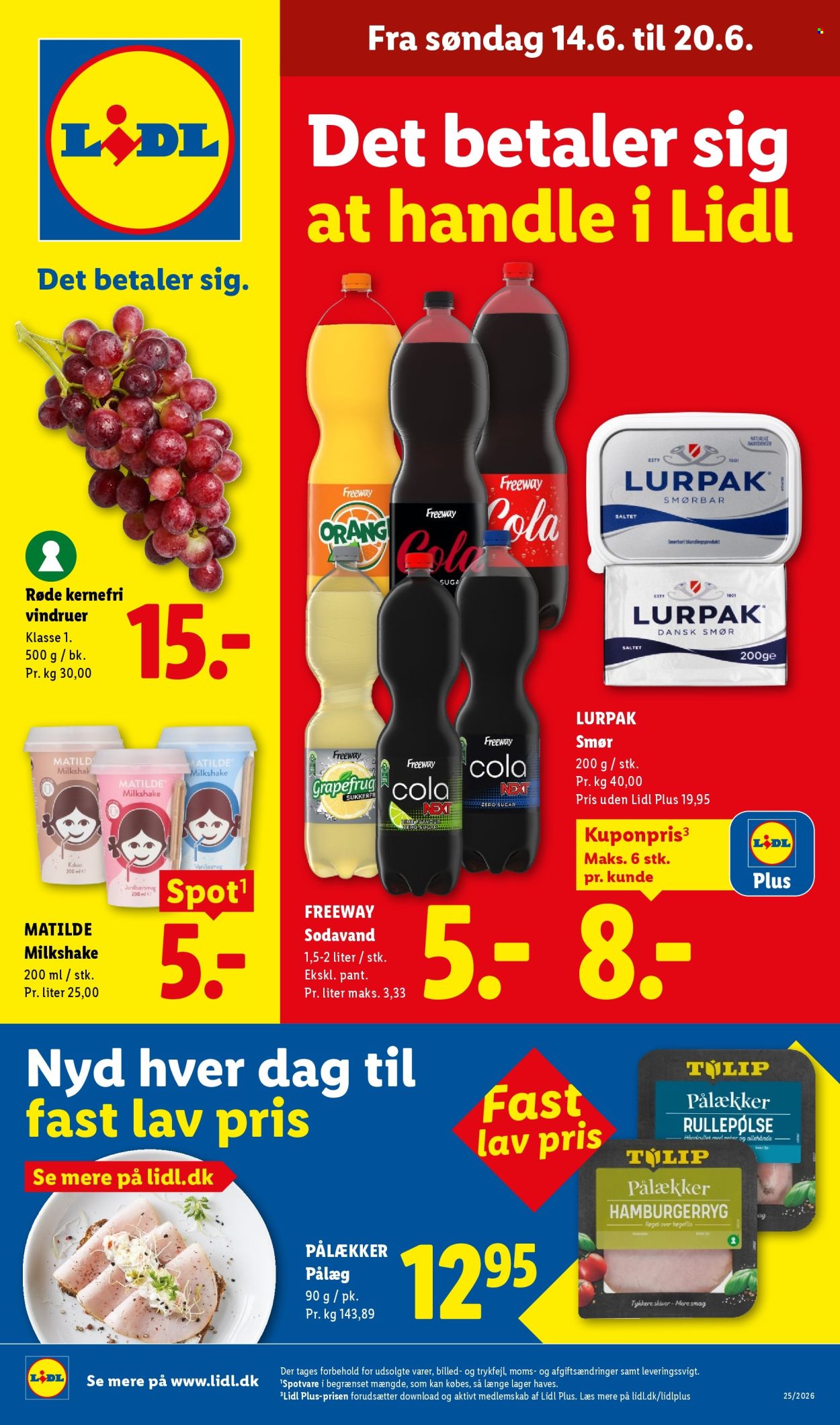 Lidl tilbudsavis  - 14.06.2026 - 20.06.2026. Side 1. Side 1
