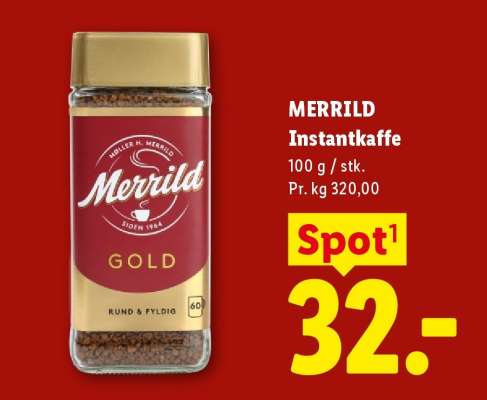 MERRILD Instantkaffe