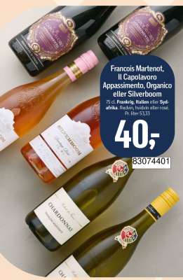 Francois Martenot, Il Capolavoro Appassimento, Organico eller Silverboom