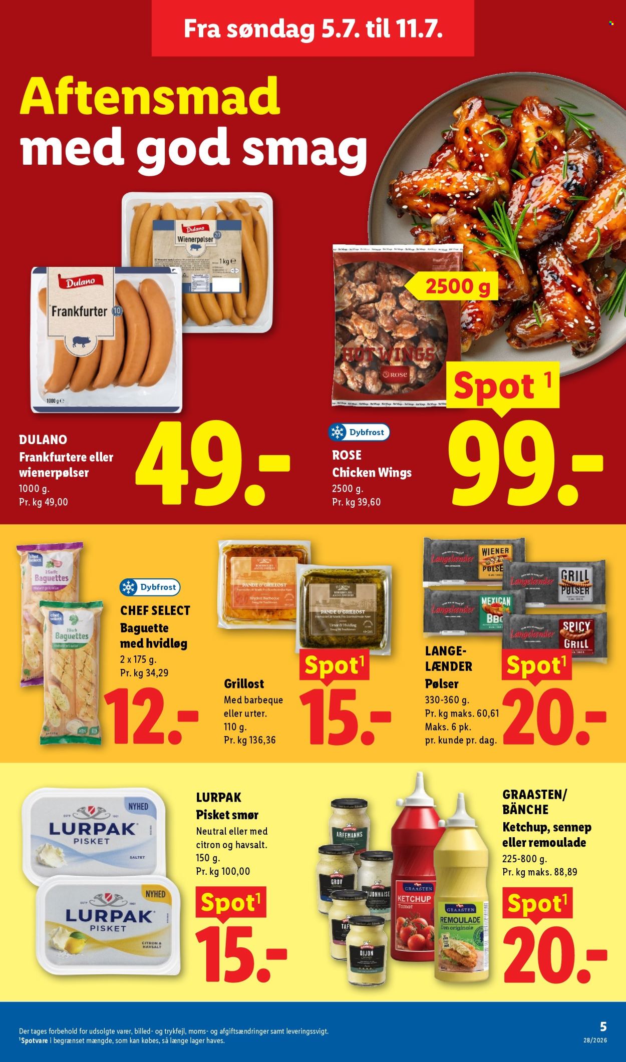 Lidl tilbudsavis  - 05.07.2026 - 11.07.2026. Side 5. Side 5