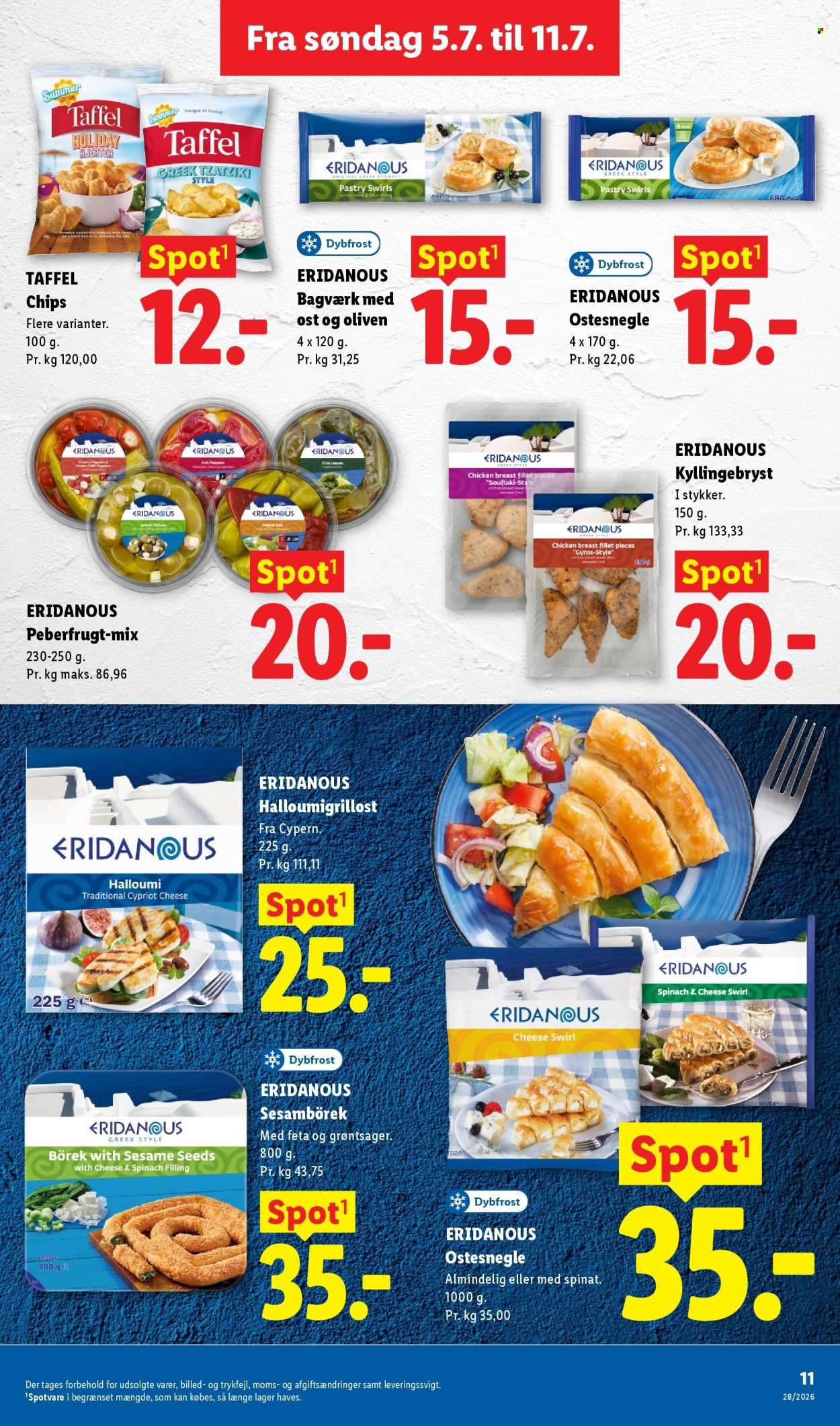 Lidl tilbudsavis  - 05.07.2026 - 11.07.2026. Side 11. Side 11
