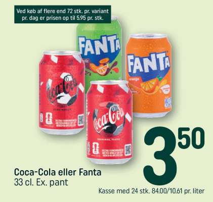 Coca Cola eller Fanta