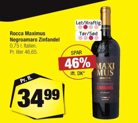 Rocca Maximus Negroamaro Zinfandel