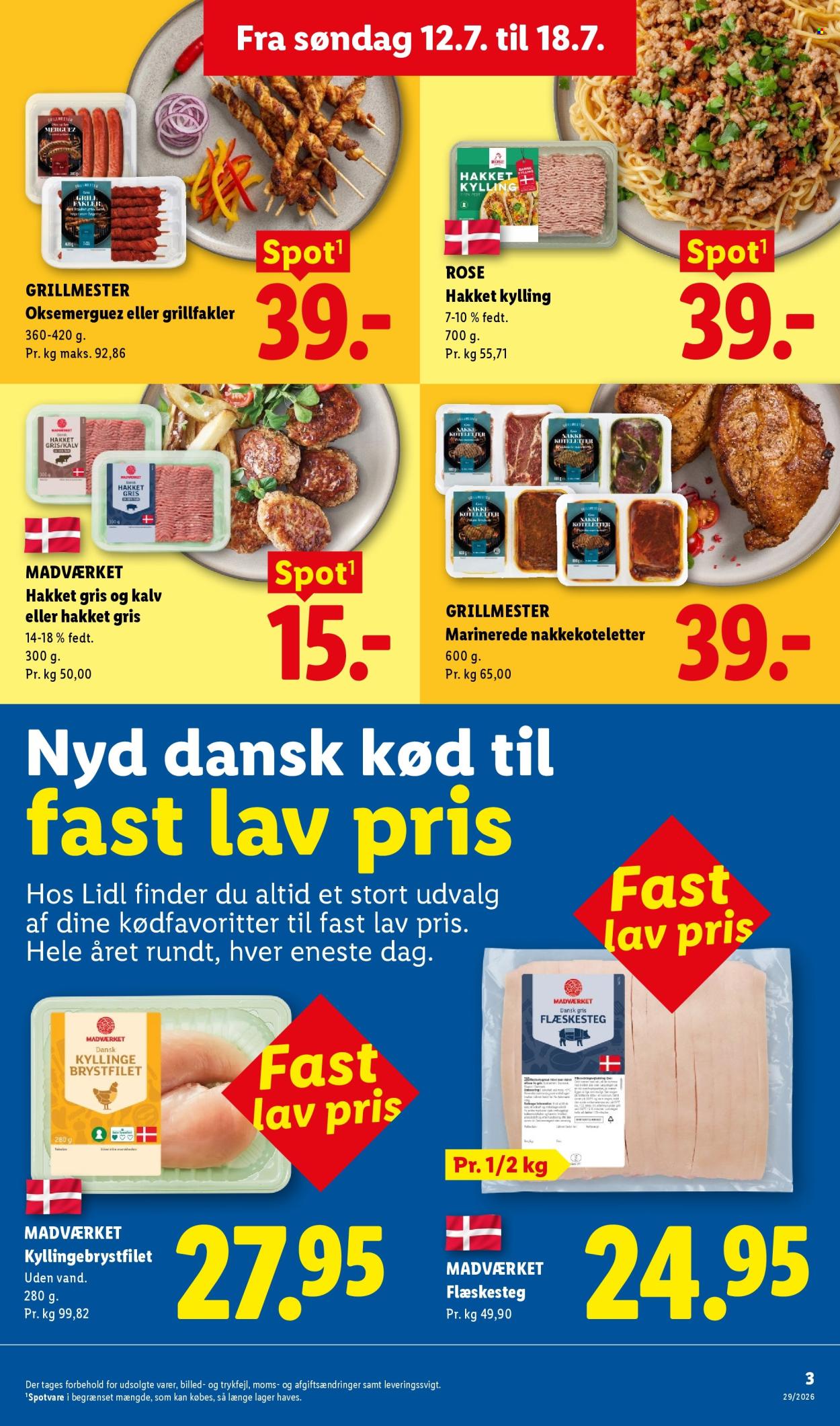 Lidl tilbudsavis  - 12.07.2026 - 18.07.2026. Side 3. Side 3