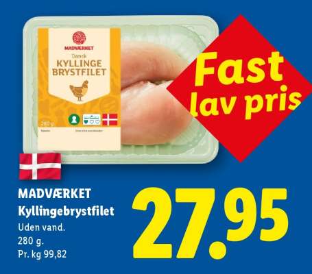 MADVÆRKET Kyllingebrystfilet