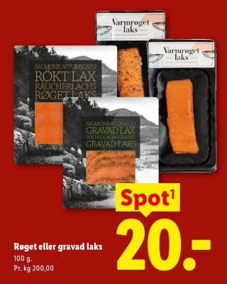 Røget eller gravad laks