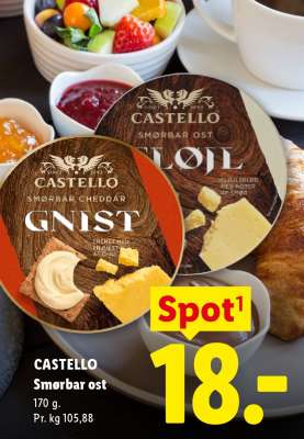 CASTELLO Smørbar ost