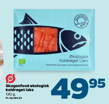 Skagenfood økologisk koldrøget laks
