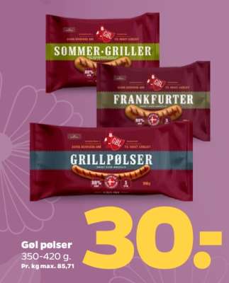Gøl pølser