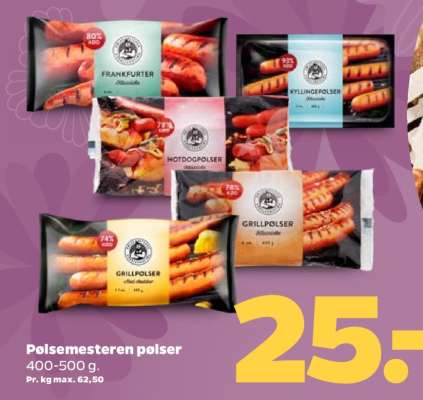 Pølsemesteren pølser