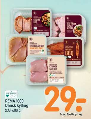 REMA 1000 dansk kylling