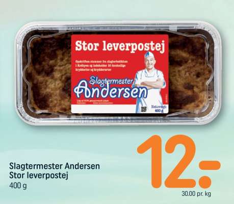 Slagtermester Andersen Stor leverpostej