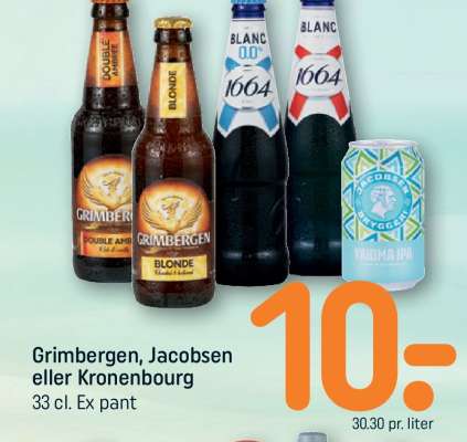 Grimbergen, Jacobsen eller Kronenbourg