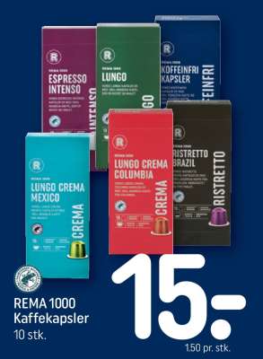 REMA 1000 kaffekapsler