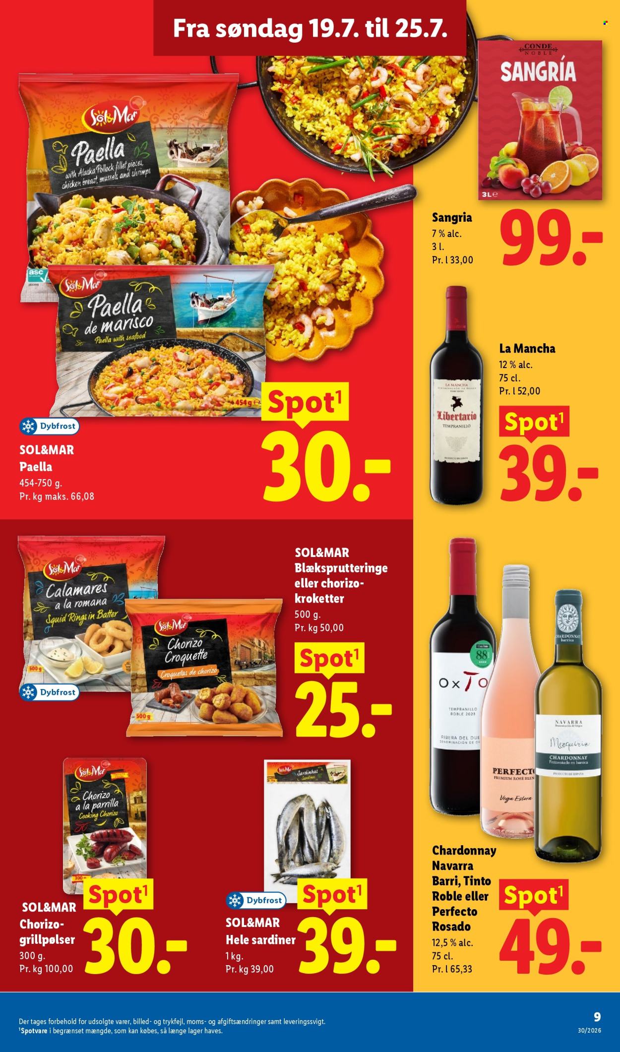 Lidl tilbudsavis  - 19.07.2026 - 25.07.2026. Side 9. Side 9