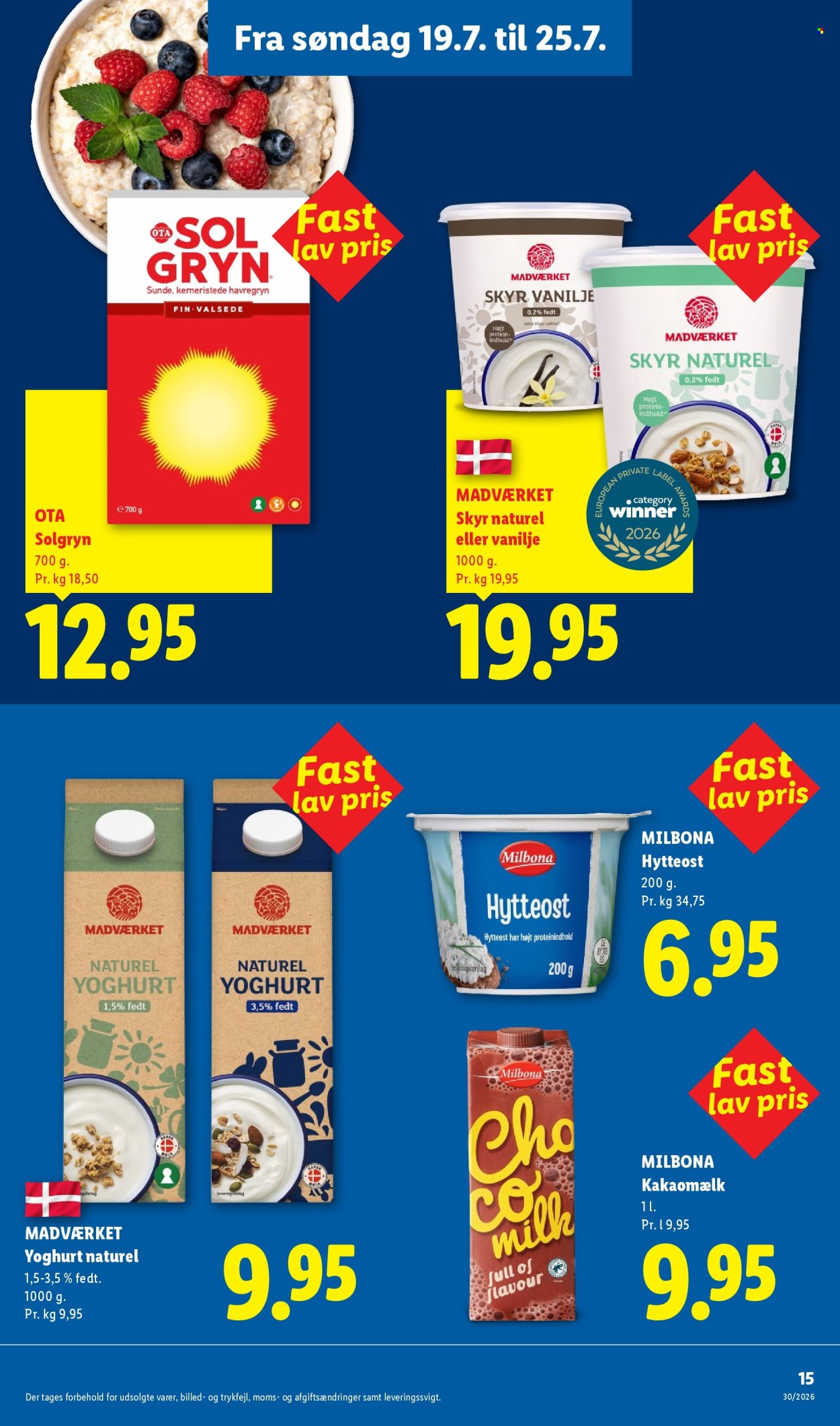 Lidl tilbudsavis  - 19.07.2026 - 25.07.2026. Side 15. Side 15