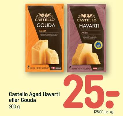 Castello Aged Havarti eller Gouda