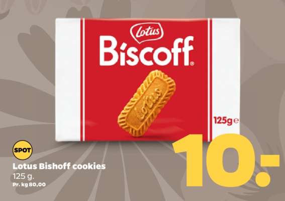 Lotus Bischoff cookies
