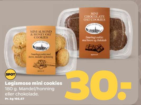 Logismose mini cookies